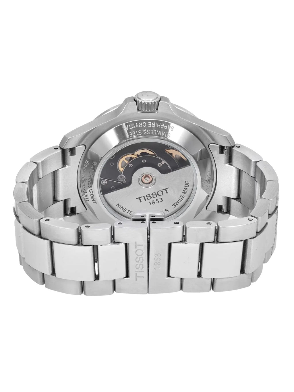 Tissot Automatic Swissmatic V8 T106.407.11.031.00 Watch Silver Steel Men Dial
