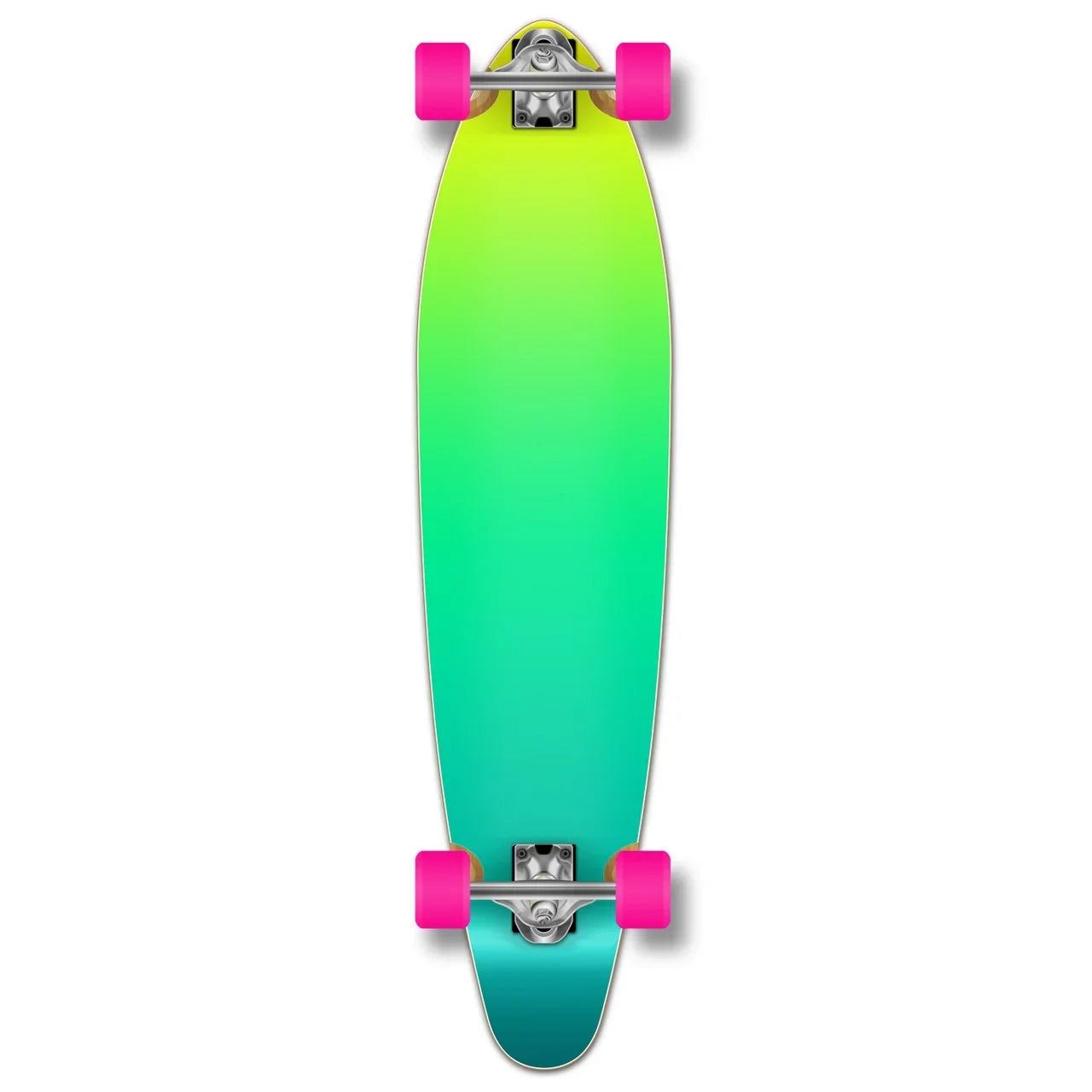 Yocaher Gradient - Complete Longboard Green Kicktail