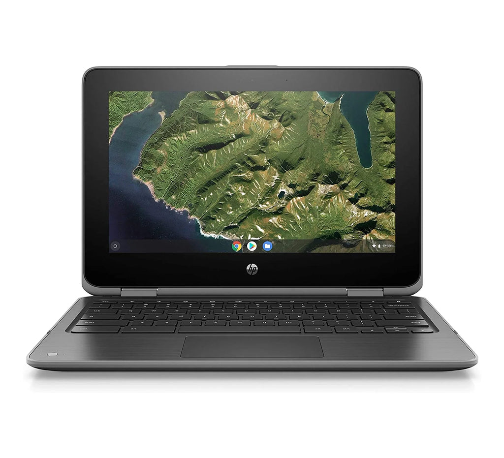 HP 11 A Touchscreen OS, Chromebook 4GB, 1.1GHz, GRADE N4100 x360 Celeron Restored 11.6inch (Refurbished) G2 Chrome HD, Webcam, 32GB-SSD,