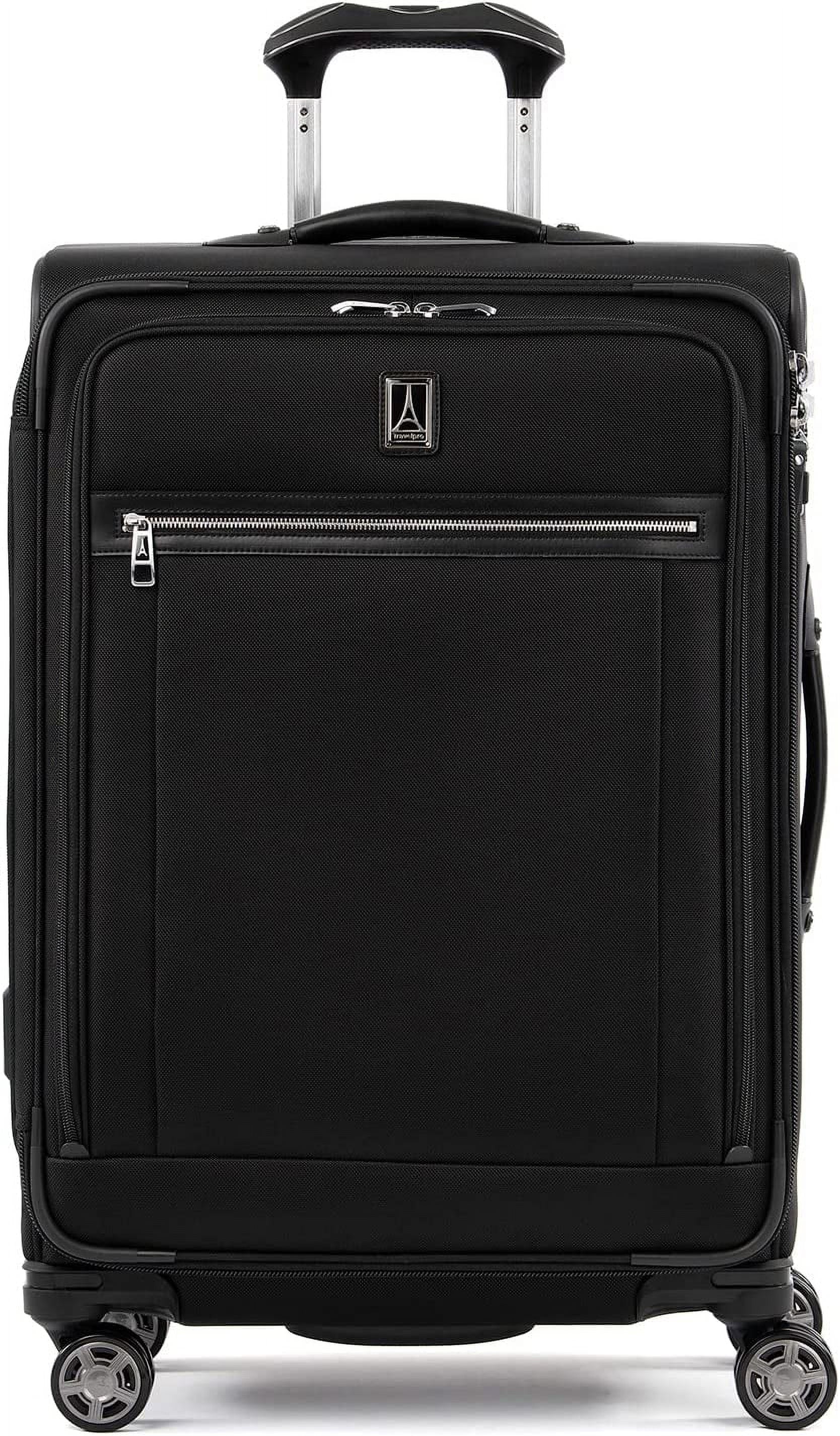 Men Lock, Black, 8 Expandable Softside and Travelpro Checked Checked TSA Suitcase, Shadow Black Spinner Platinum Medium Shadow 25-Inch Checked-Medium Luggage, Women, 25-Inch Wheel Elite