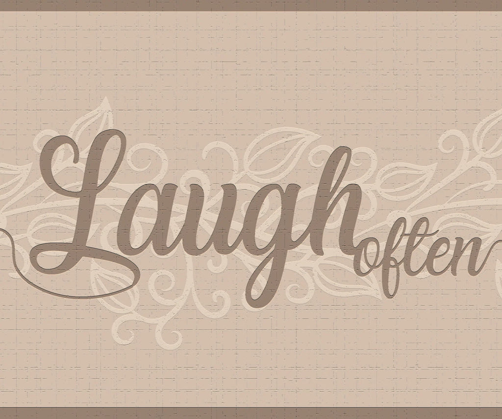 Self Dundee in Wallpaper Live, 7 Retro Deco ft Sepia, - Peel Beige Stick 15 Love, Laugh, and Adhesive Border x