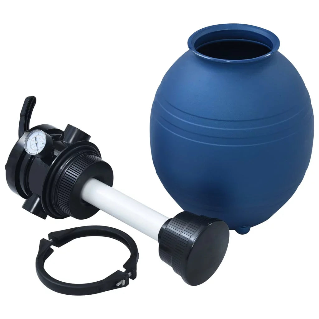 11.8" OWSOO Blue Sand 4 with Valve Pool Filter Position