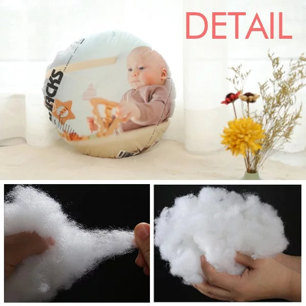 Home Round Decoration Flag Throw Cap Facial Cushion Head Italy Pillow Makeup