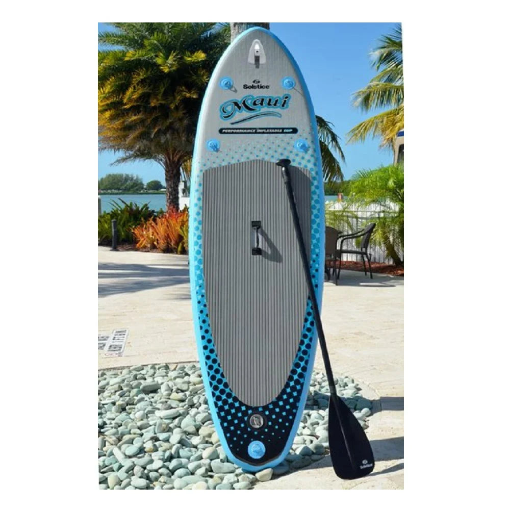 96¡± Inflatable Paddle Maui Stand-up Blue Board