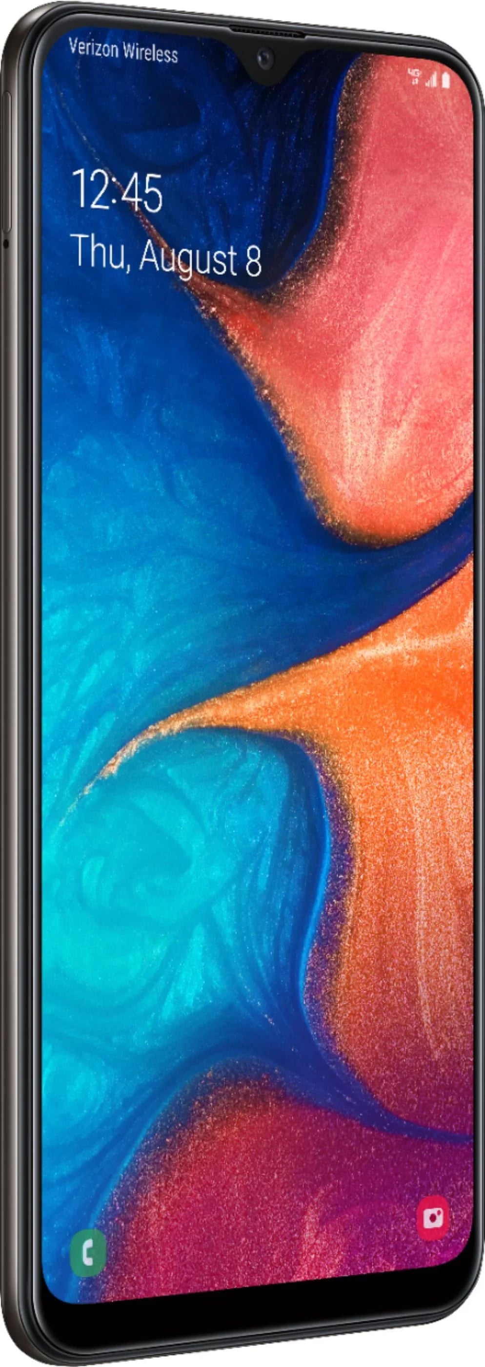 '- (Refurbished) Black T-Mobile- SM-A205U 32GB Galaxy Samsung A20 Restored