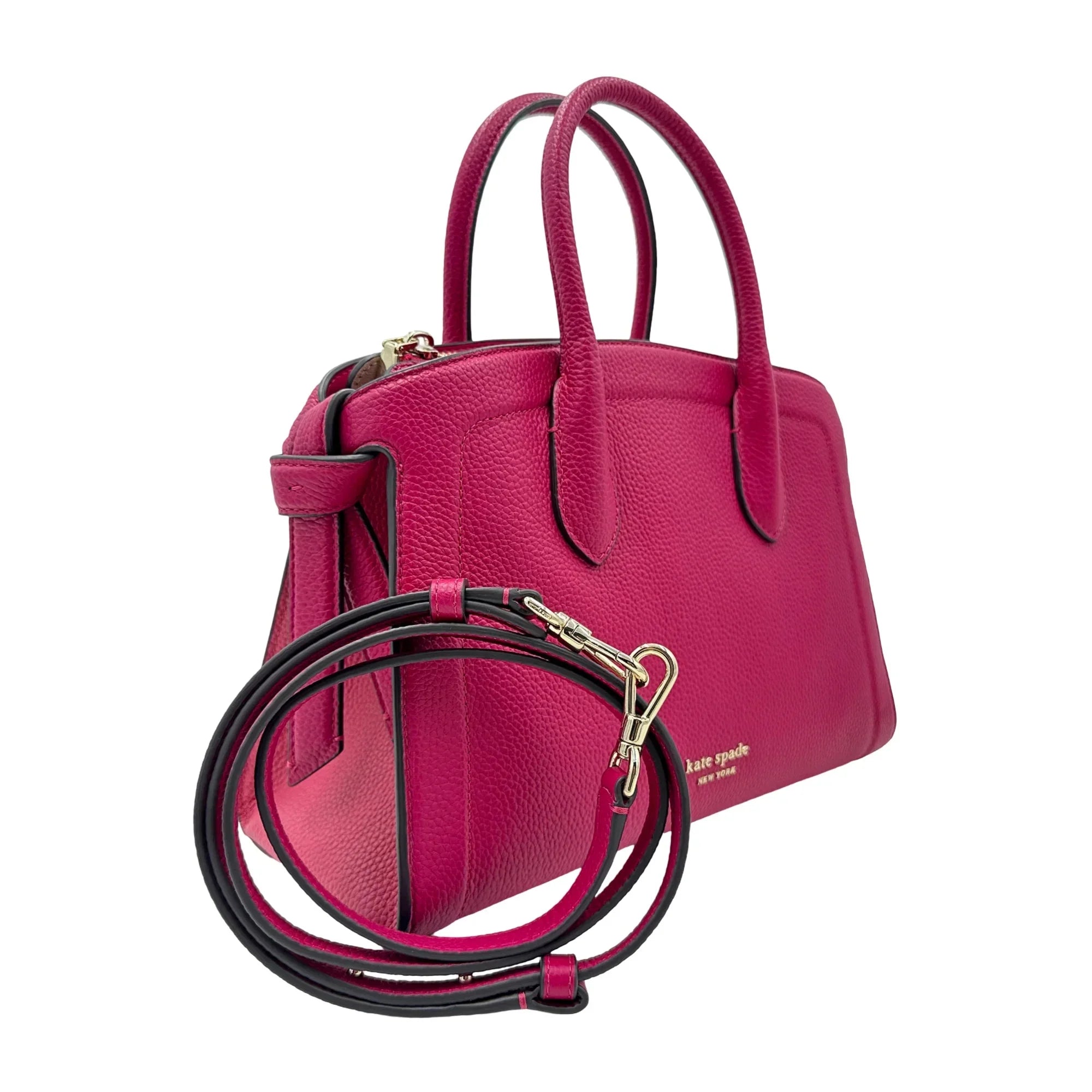 Medium Multi Top Renaissance Satchel Rose Colorblocked Kate Knott Zip Spade -