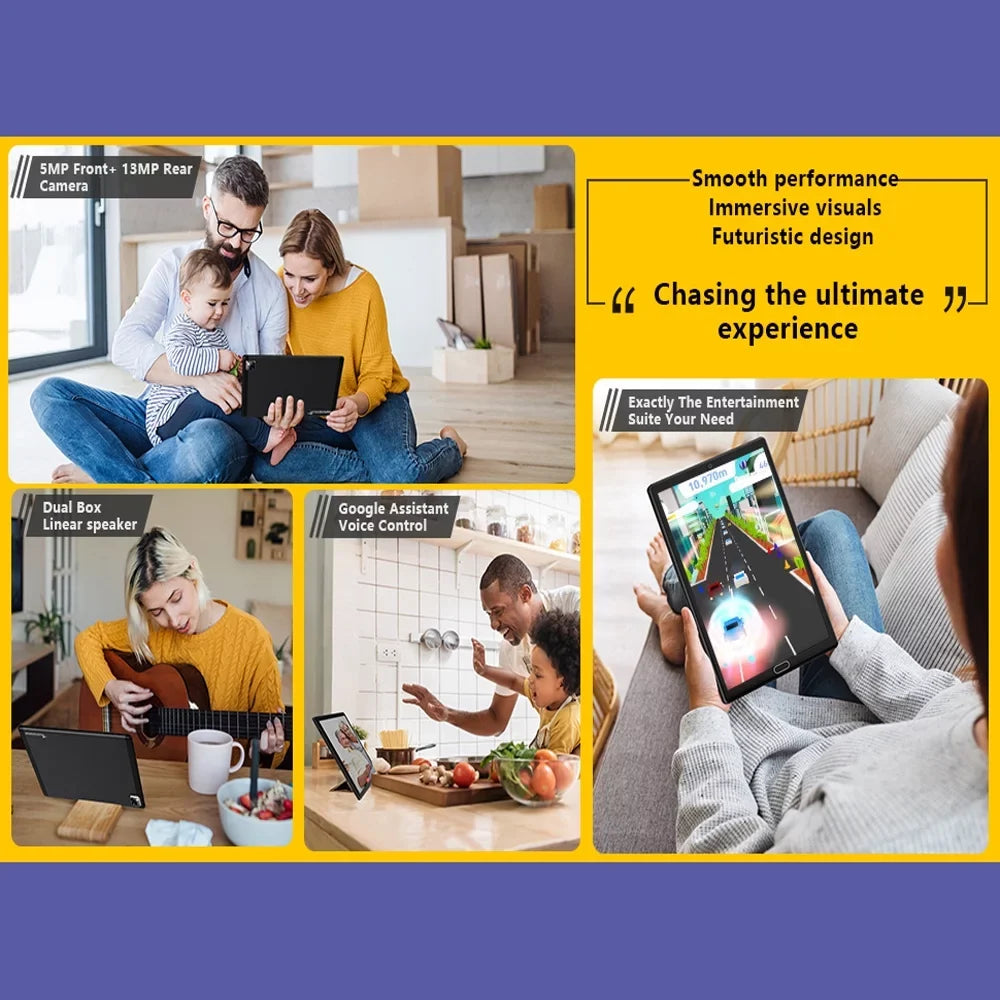 Tablet Expand, 11 Certified,Black 128GB 5G/2.4G Wi-Fi, with RAM Tablets Android ROM HD Keyboard, inch PC 4GB Tablet IPS 6000mAh 64GB Display, Case,Mouse,GMS 10 with