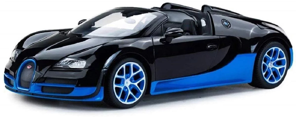 Wheels Control Grand Car Vitesse - Sport Bugatti Wonder RC 1:14 Veyron Remote Black/Blue