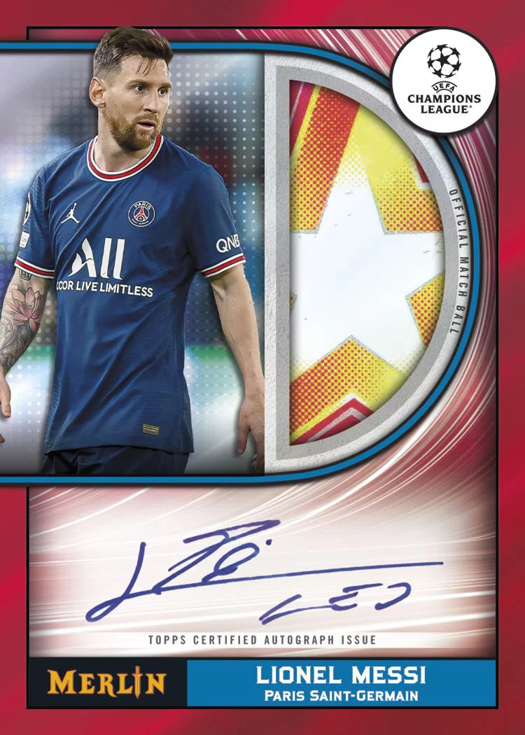 2021-22 Blaster Topps Champions Merlin UEFA Box League