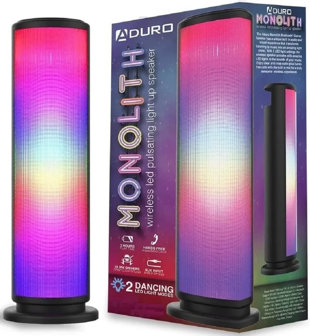 Outdoor Changing Pulsating Speaker Party Lights, with Tower Portable Speaker Color