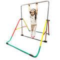 Kids' Equipment, Adjustable Home Playground Red/Yellow, Bar - Gymnastics Training Expandable Folding &
