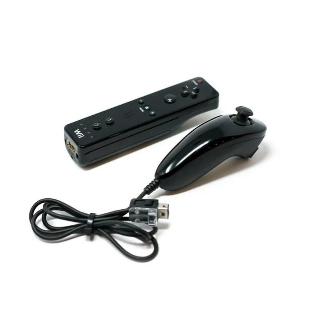 Pre-Owned Nintendo AXTION Wii Gaming Bundle Cleaning New) BOLT + Kit Console Black Like Headset (Refurbished: