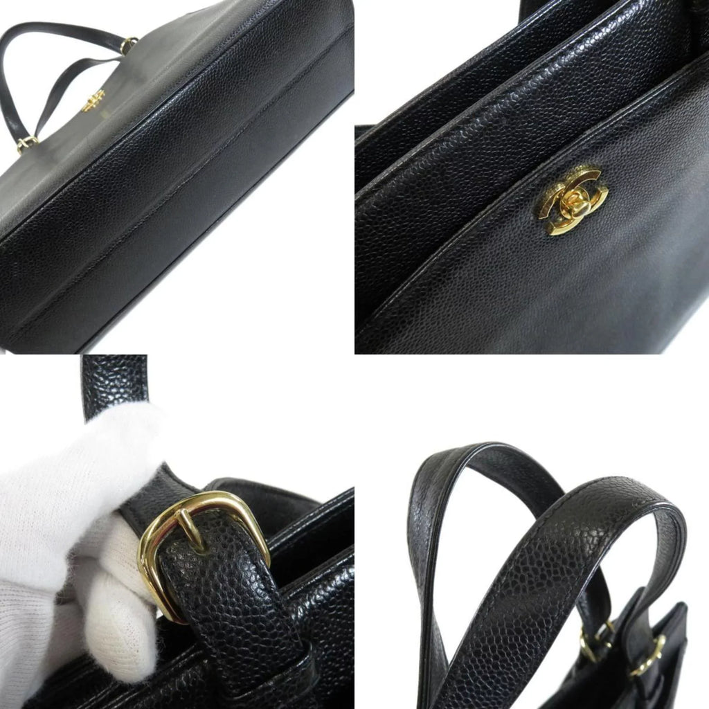 (Good) COCO Ladies Caviar Handbag Skin MARK Pre-Owned CHANEL
