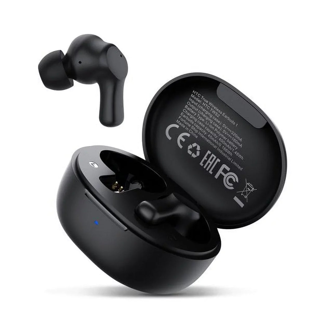 Wireless 5.1 ANC Earbuds Earphones,Black Earbuds Bluetooth Microphone, Bluetooth with True Sport Earbuds Headphones HTC Wireless Android