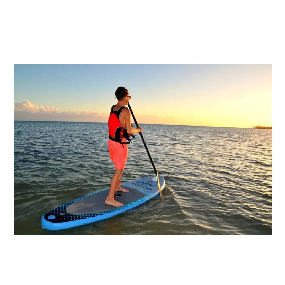 96¡± Inflatable Paddle Maui Stand-up Blue Board