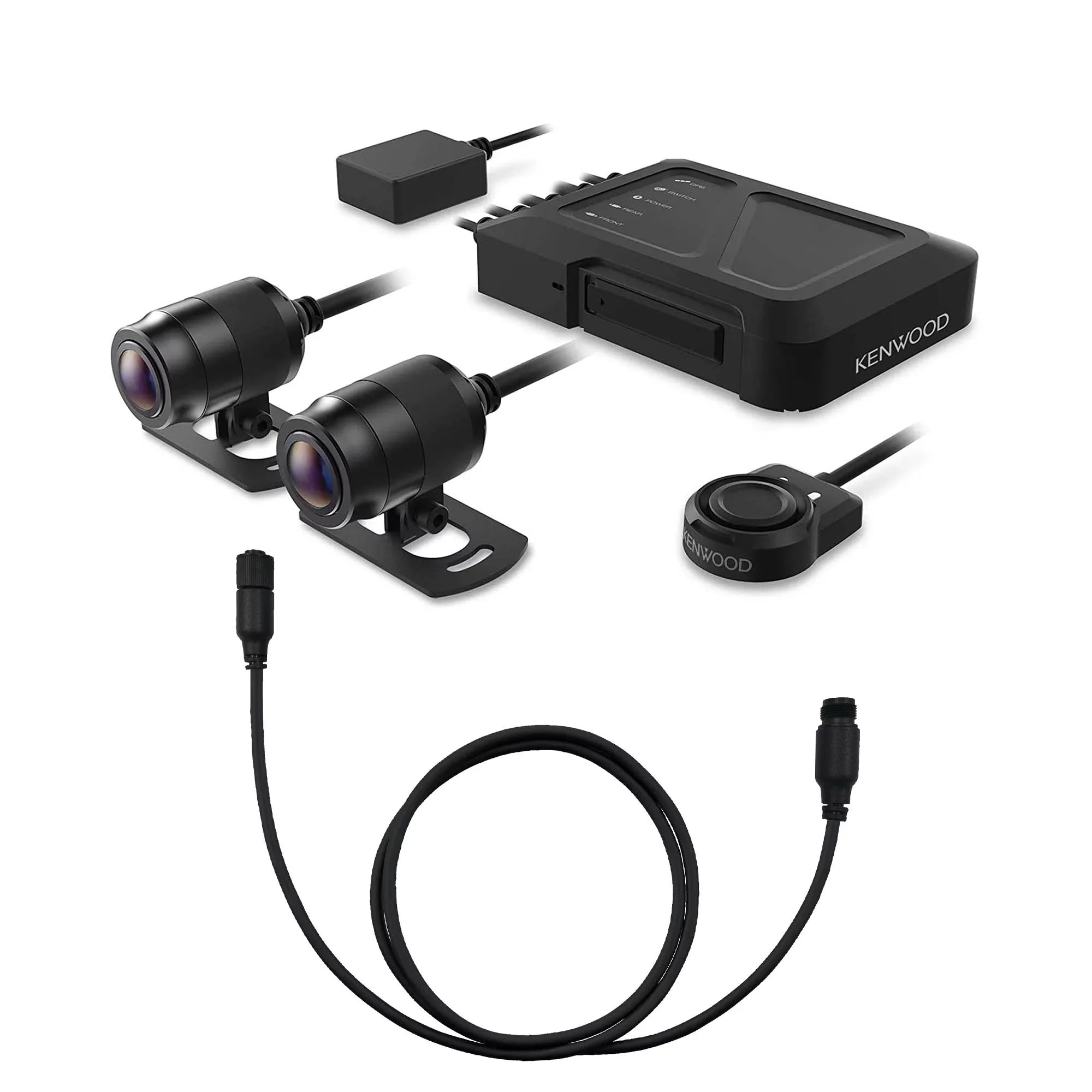 Cam HD cable Kenwood optional extension STZ-RFCC100 Kenwood 3.3ft Dash camera Motorsports with Camera (1m) Rear-View and with a GPS STZ-RF200WD