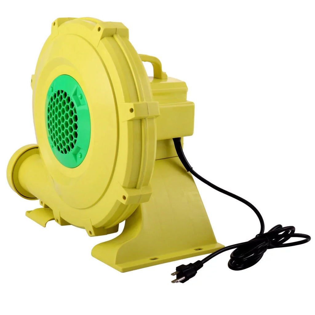 Portable Pump Slides, Inflatable for Green Fan Outdoor Blower, Yellow - Bounce and Air Castle, Indoor Safe, Water