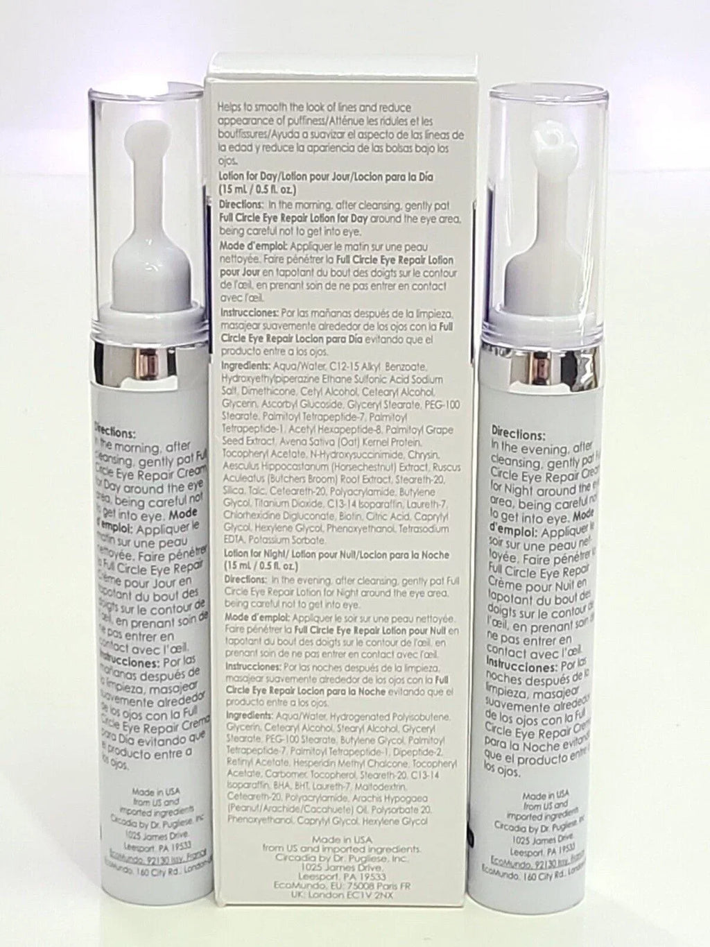 Night Day 1 for Eye Circle Repair oz. and Full Lotions