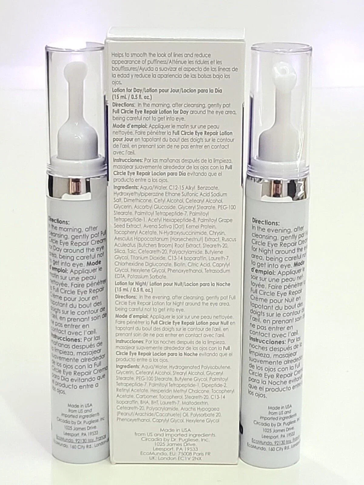 Night Day 1 for Eye Circle Repair oz. and Full Lotions