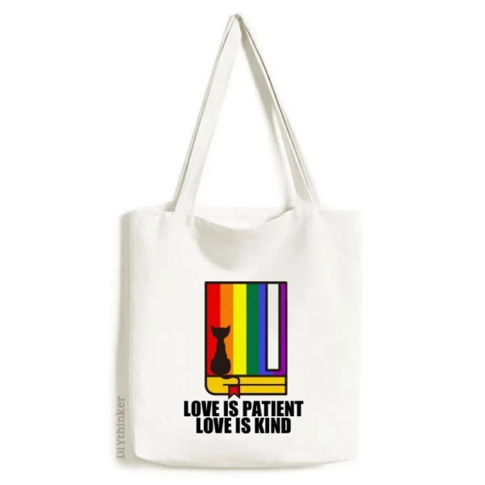 Bag Love Kind Canvas Is Shopping Is Tote Satchel Love Handbag Patient Casual