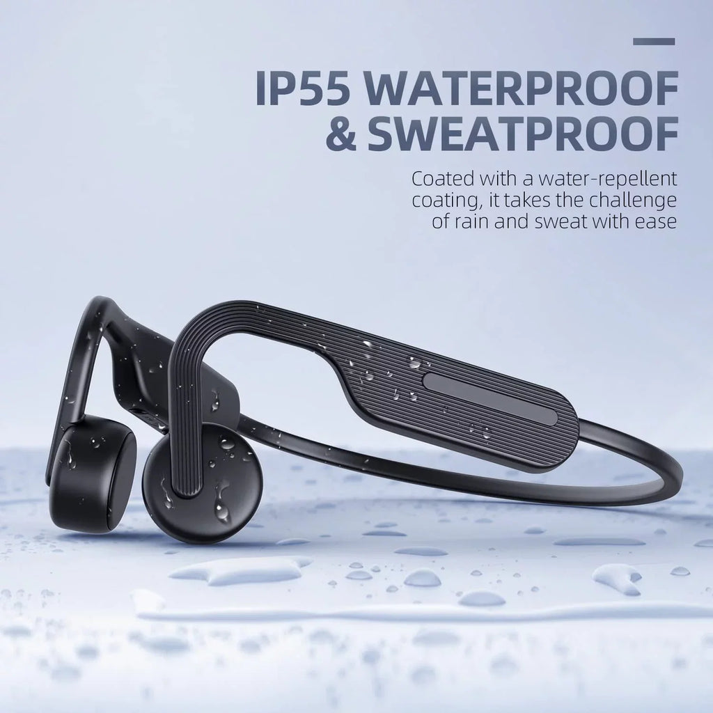 for Bluetooth Sports Driving Earphones, Bone Running, Cycling, 5.0 Hiking, Headset Open Headphones, Conduction Ear Sweat Wireless Headphones, Resistant