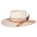 71/4 Hats Row Band Stetson Brim Womens Kings 31/2` Peach Natural Stetson