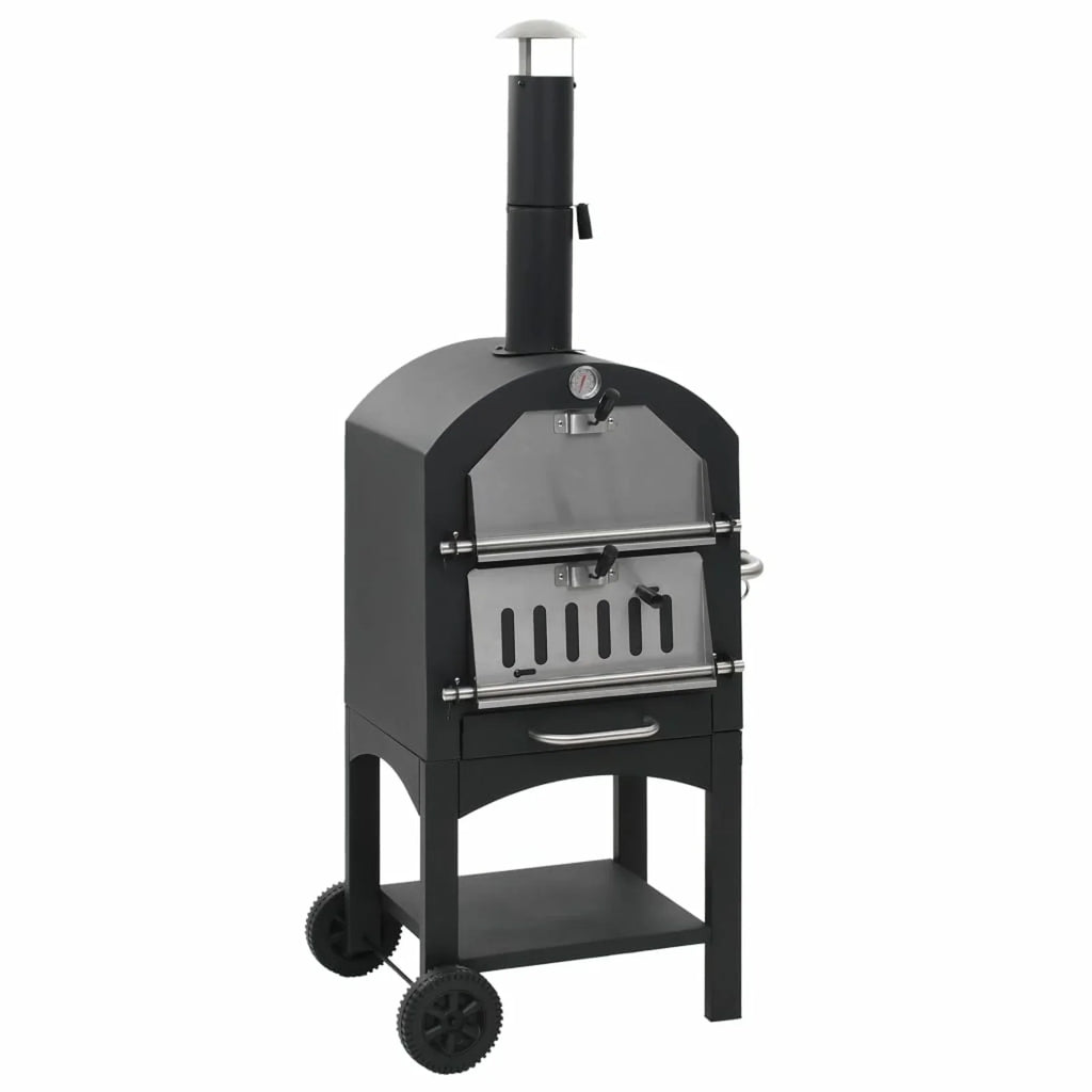 Charcoal Fireclay Suzicca Pizza Fired Stone with Oven