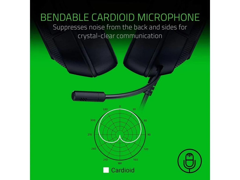 Xbox, X Gaming - Frame Ultralight Cardioid Surround Razer PS4, Classic Microphone 7.1 for Nintendo Sound Headset: Lightweight Kraken Bendable Black Lite Capable Switch PC,