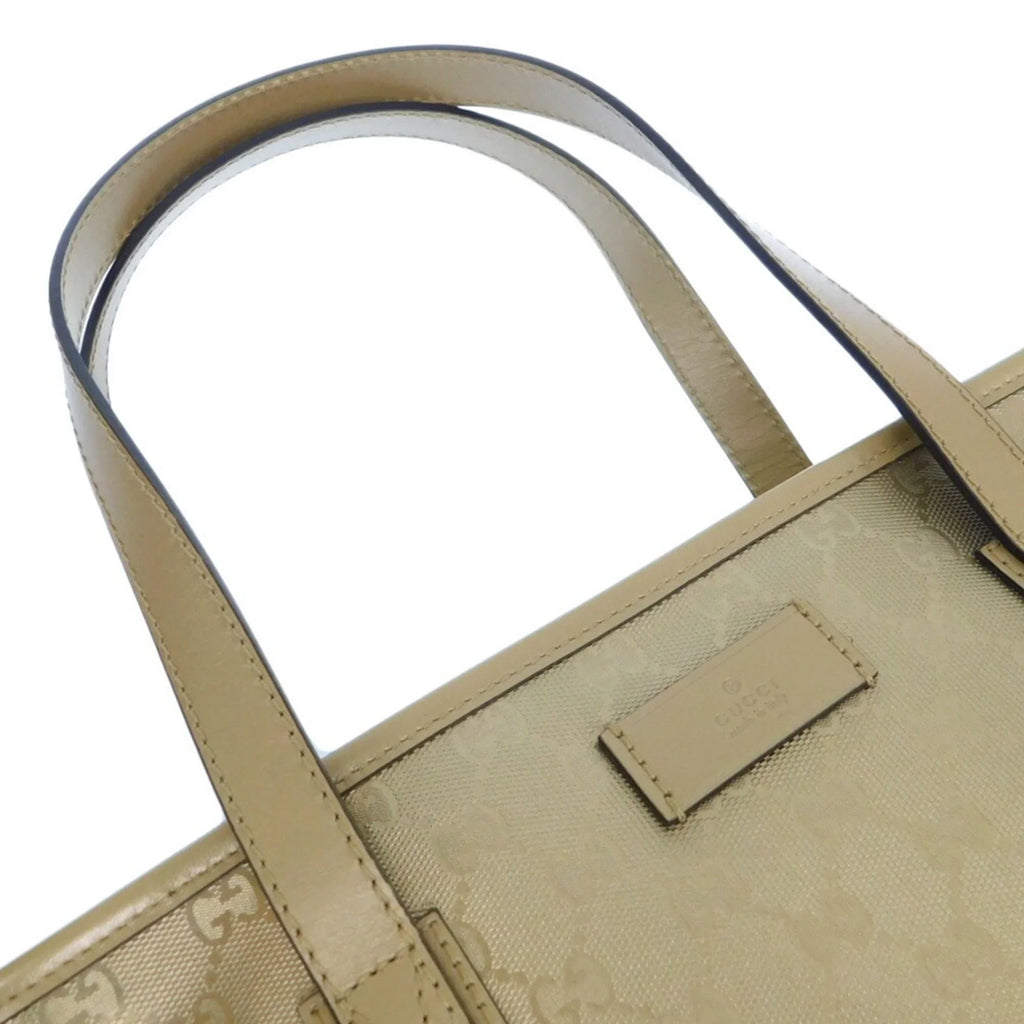 Gold GUCCI 211138 New) Pre-Owned 002123 Handbag Bag Implement (Like GG Tote