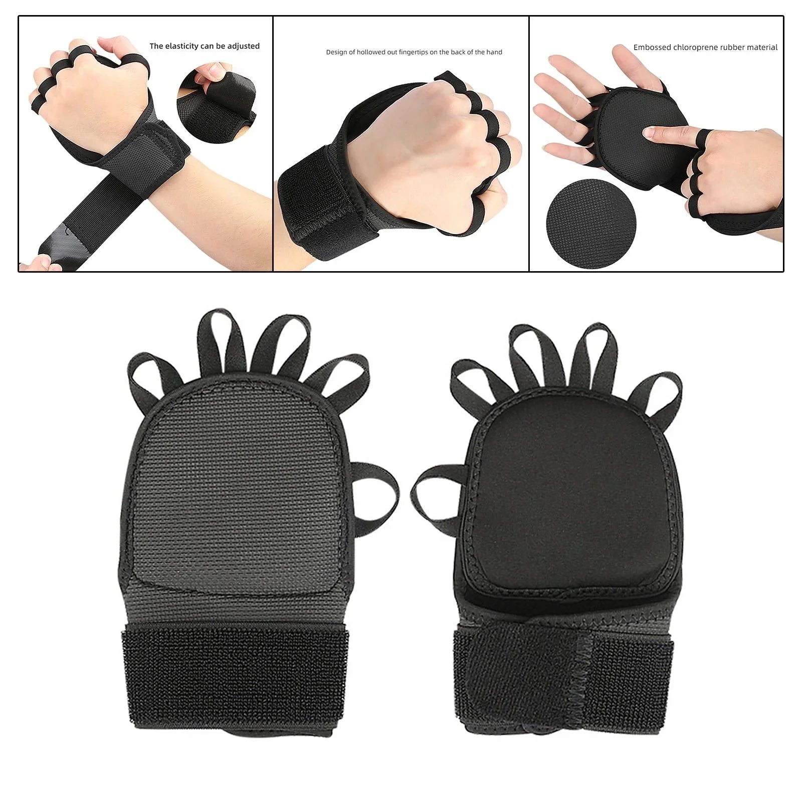 Kettlebells Grips Lifting for Power kesoto Shrugs Deadlifting Hand 4xGymnastics Grips