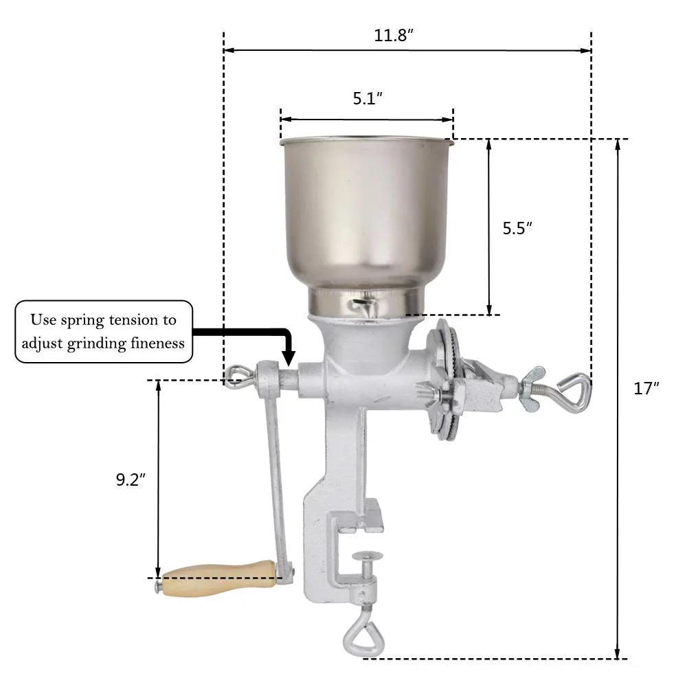 Grinder Corn Mill Grain for SalonMore Manual Nut Coffee and