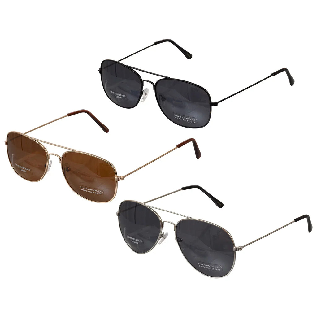 Aviator - Sunglasses 6 Sunglasses Wire Bulk Frames - Pack with