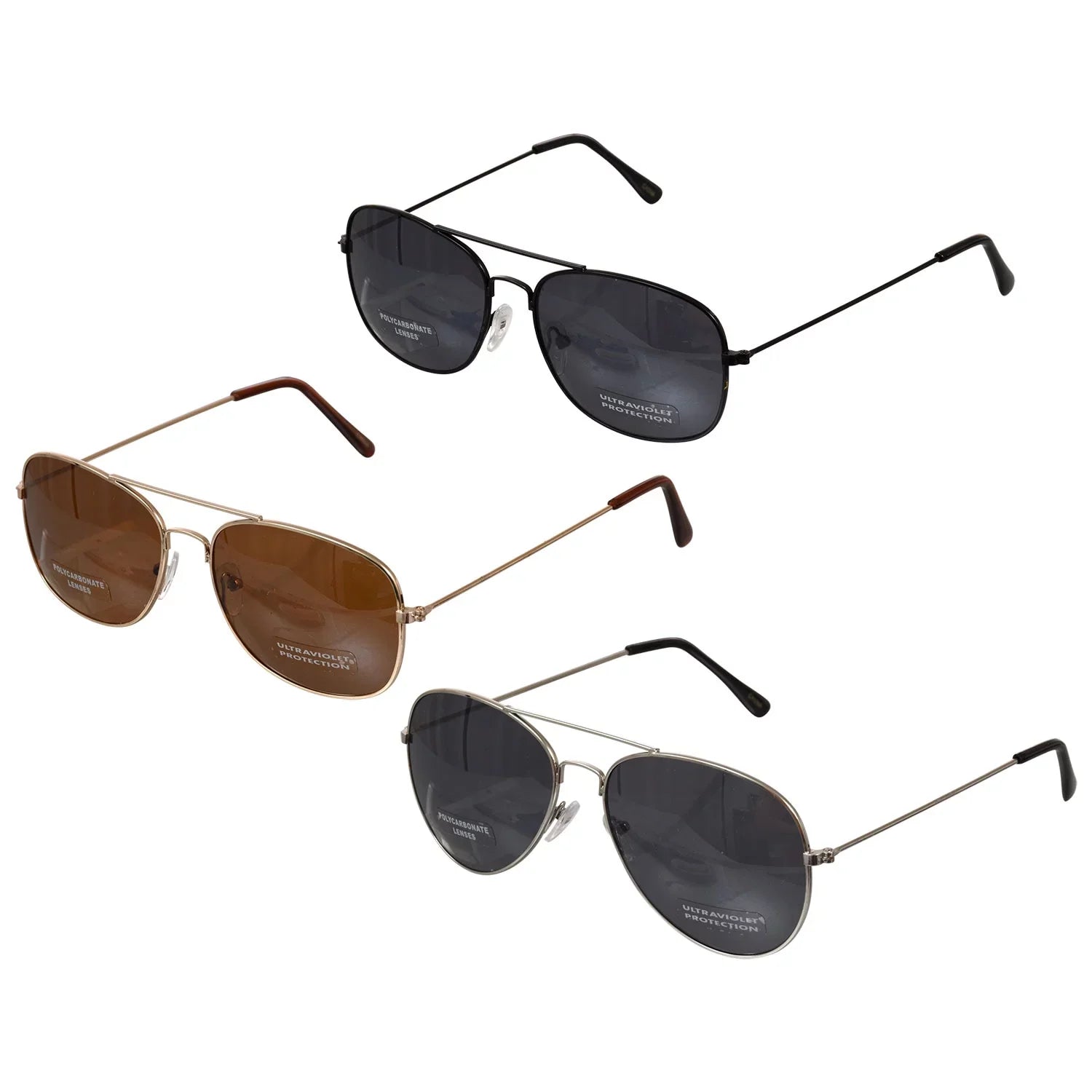 Aviator - Sunglasses 6 Sunglasses Wire Bulk Frames - Pack with