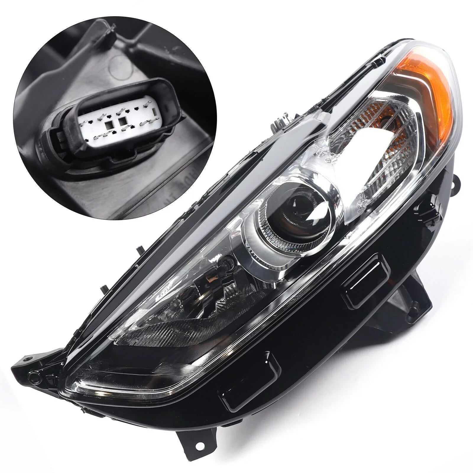 Assembly Headlamp Side Side LH For Left Headlight Light Driver Halogen Driver 2013-2016 Ford Lamp Fusion Headlight