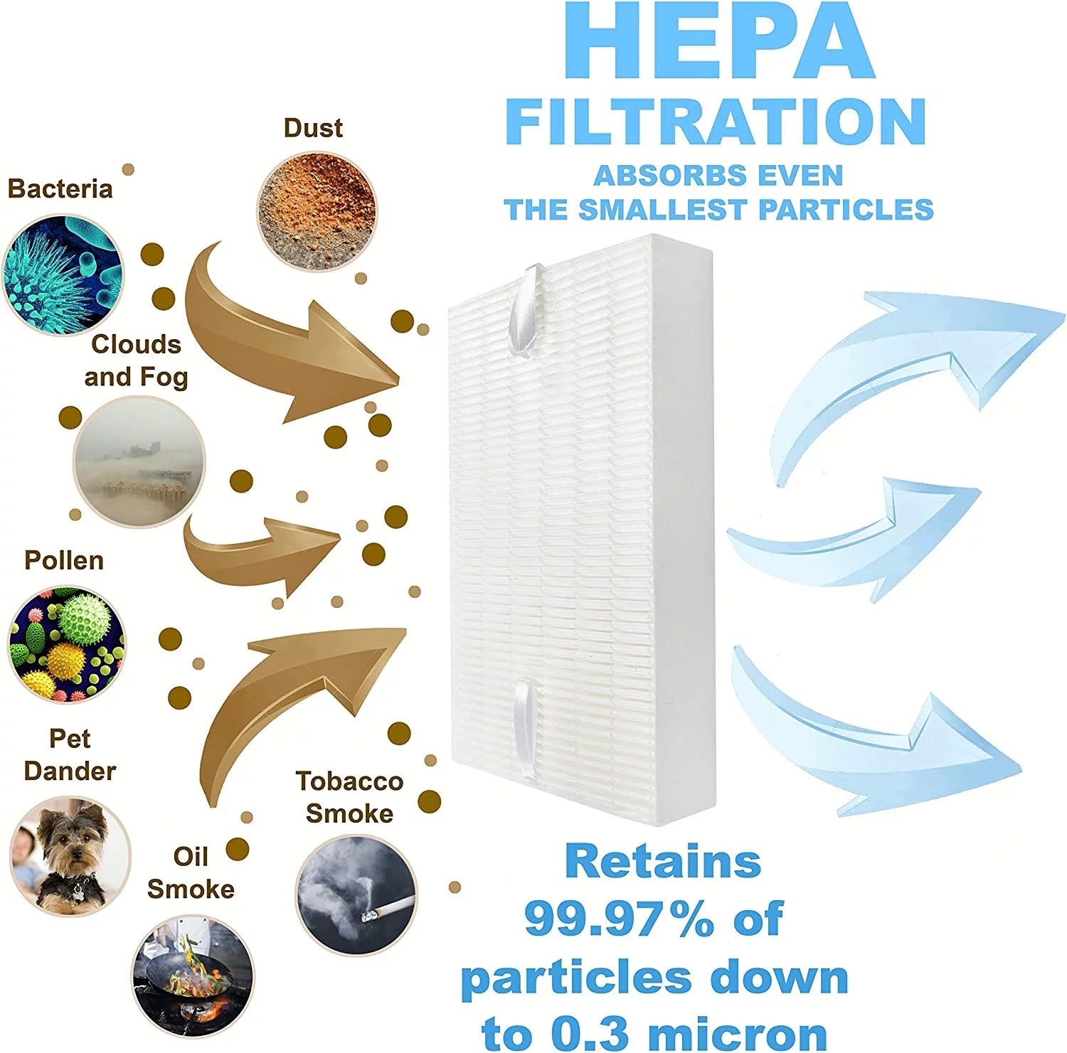 Compatible HPA090 Filter Replacement 2-Pack HPA-250 with HPA300 HEPA HRF-R2 models HPA-200 HRF-R1 HPA-300 HPA-100 HPA200 fits HPA250 HPA100 HRF-R3 HQRP Filter HPA-090 R Honeywell