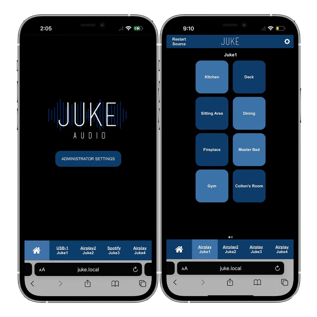 & Amplifier Connect, 8 Audio Juke-8 DLNA Airplay Multi-Room Spotify Juke Zone 2, with Audio