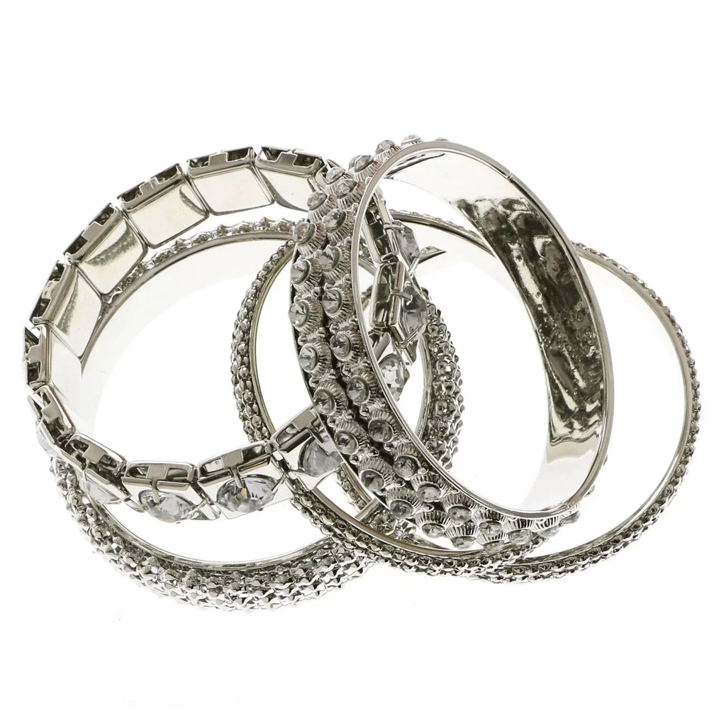 Designer Bracelet Silver-Tone Lyons Set Erica