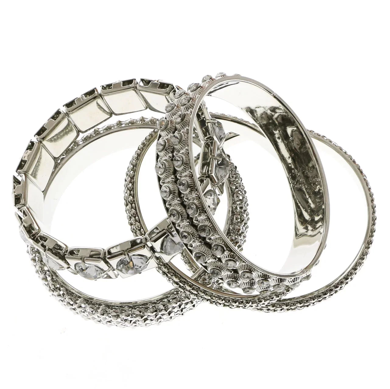 Designer Bracelet Silver-Tone Lyons Set Erica