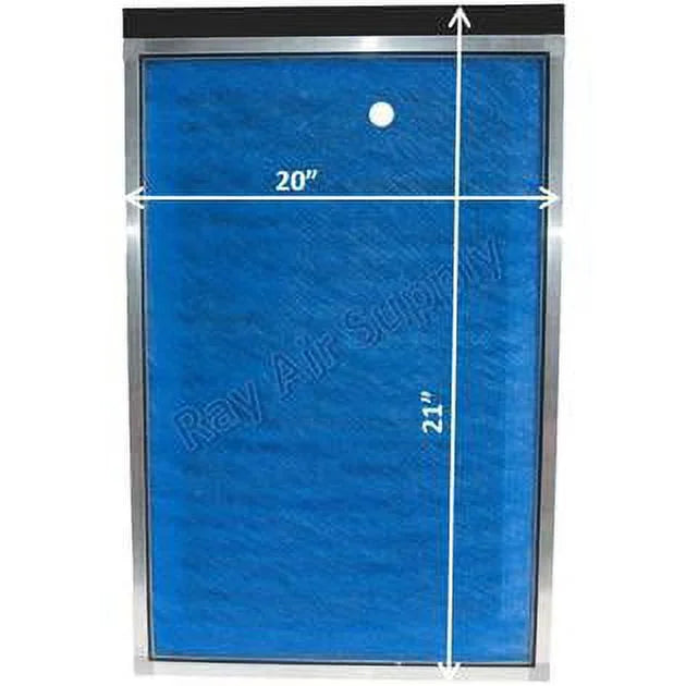 Replacement (3 BLUE Air Guard Cleaner MicroPower Pads 20x21 Pack) Compatible Filter with SUPPLY RAYAIR