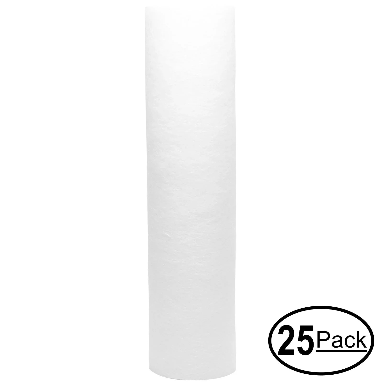 '- H2O Under H2O - Stage Filter Pure Replacement Universal 10-inch H2O-UCF-01-14 for Sink Cartridge 5-Micron Sediment Polypropylene System Distributors Single for Denali Distributors Brand 25-Pack