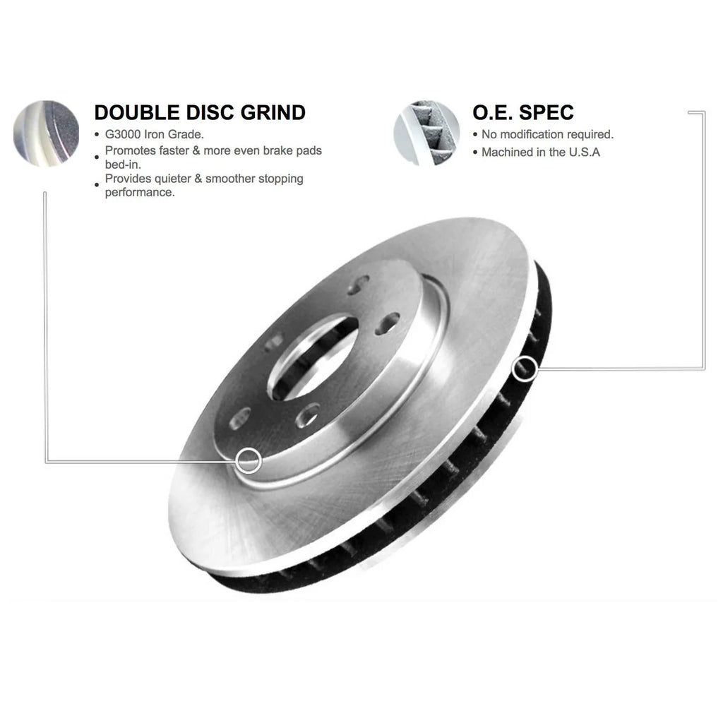 Pads| Optimum Brake R1 WFUN1-39062 and Pads |Rear Pads| Rotors Brake Rotors OEp Brake Kit and and Rotors Rear Brakes Concepts