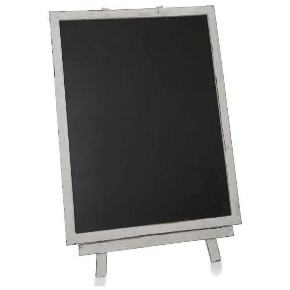 Easel, Wooden With White Chalkboard Worn