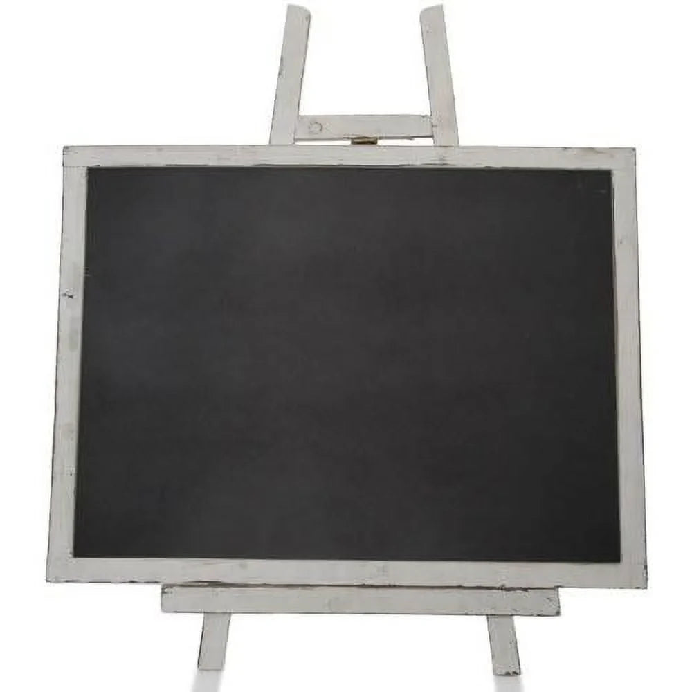 Easel, Wooden With White Chalkboard Worn
