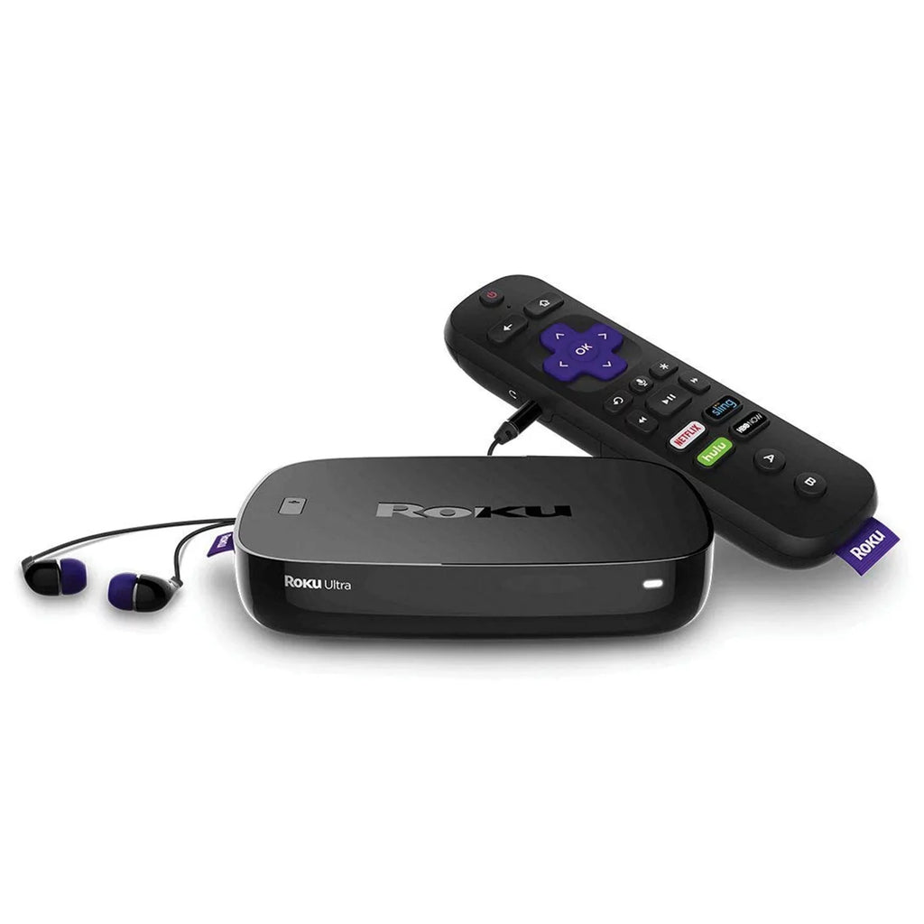 with 2019 Roku Player 4K/HD/HDR (Refurbished) Media Headphones Restored Streaming Ultra Premium