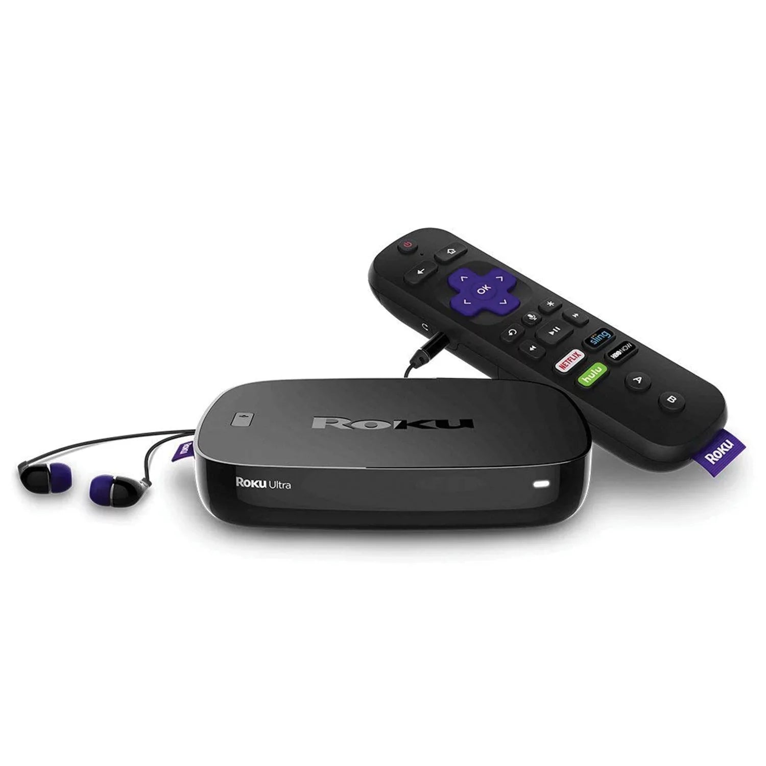 with 2019 Roku Player 4K/HD/HDR (Refurbished) Media Headphones Restored Streaming Ultra Premium