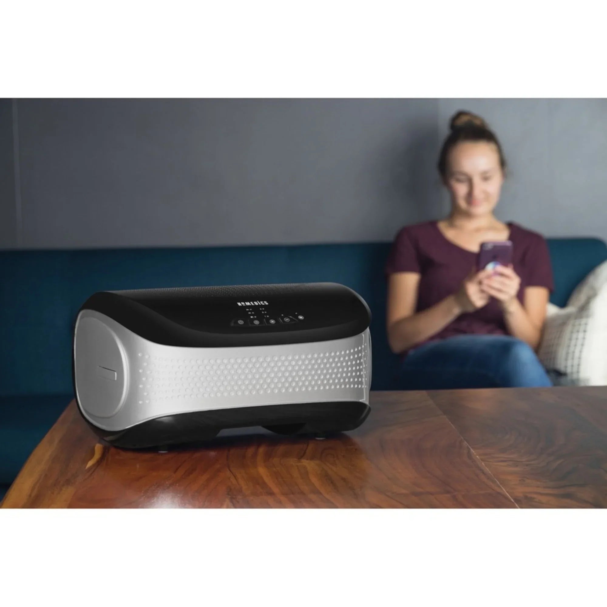 '- (Black) - Purifier Black Air ft. 429 Sq. - HoMedics HEPA, TotalClean Desktop Ionizer AP-DT10