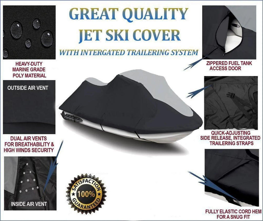 Compatible Pro SUPER JET Limited 785 Seater Polaris Cover 2001 HEAVY-DUTY PWC 600D 1-2 for SKI