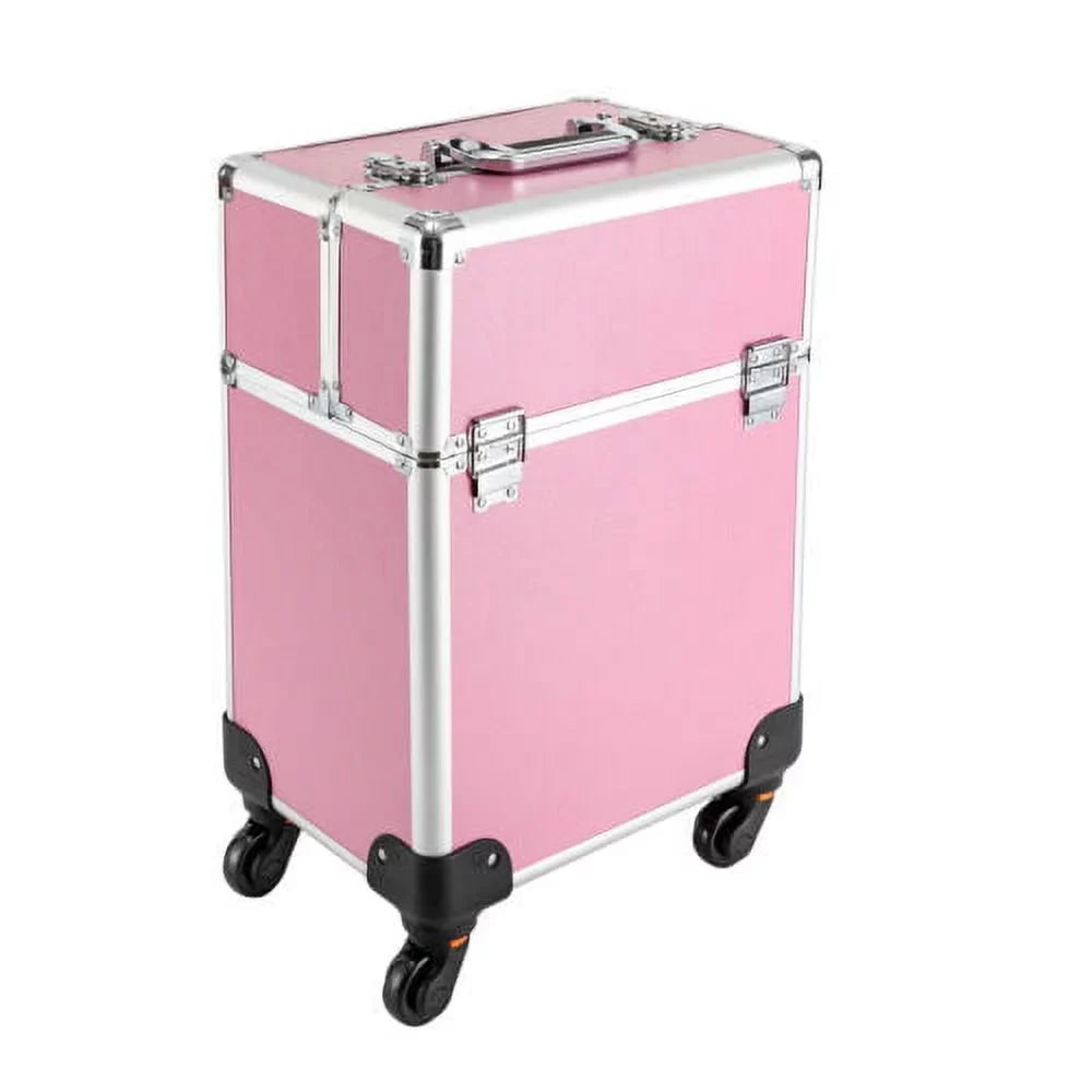 Case Makeup Trolley Space Extendable Storage Large Cosmetic Box Rolling Train