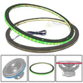 Waterproof for Speakers 2 RGB Subwoofers Ring and LED DS18 15" Pack LRING15