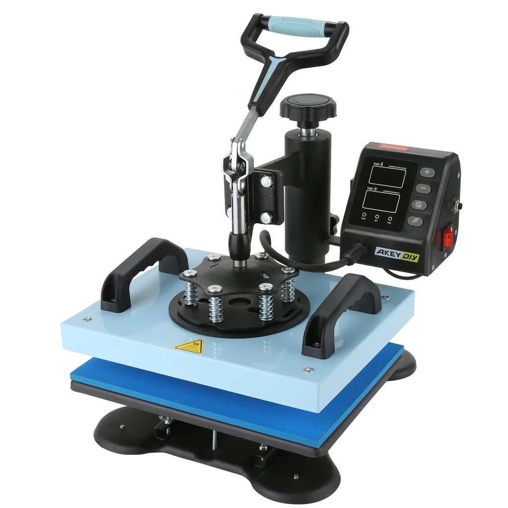 Printing Digital Degree 360 Transfer Sublimation, Away Precise Machine with T-shirts, Qhomic DIY Machine Control LCD Bags, Printing Heat 12x10in Swivel Tote Press Heat Mats for Transfer